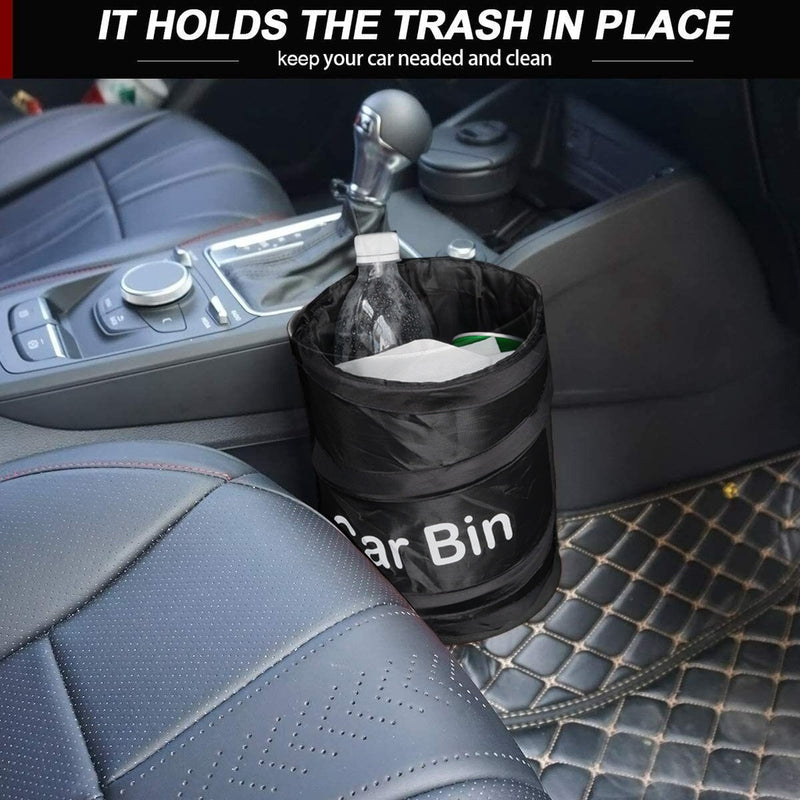 Collapsible Black Car Trash Can Pack