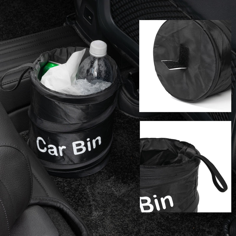 Collapsible Black Car Trash Can Pack