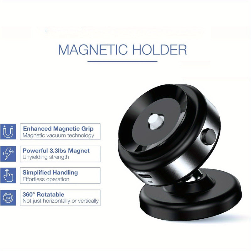 360° Rotatable Magnetic Car Phone Mount