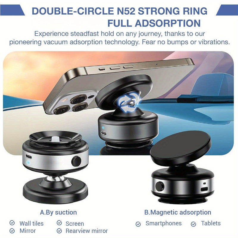 360° Rotatable Magnetic Car Phone Mount