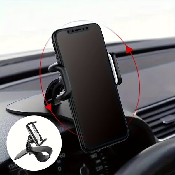 Universal Car Phone Holder - Easy Install, Non-Slip Dashboard Clip