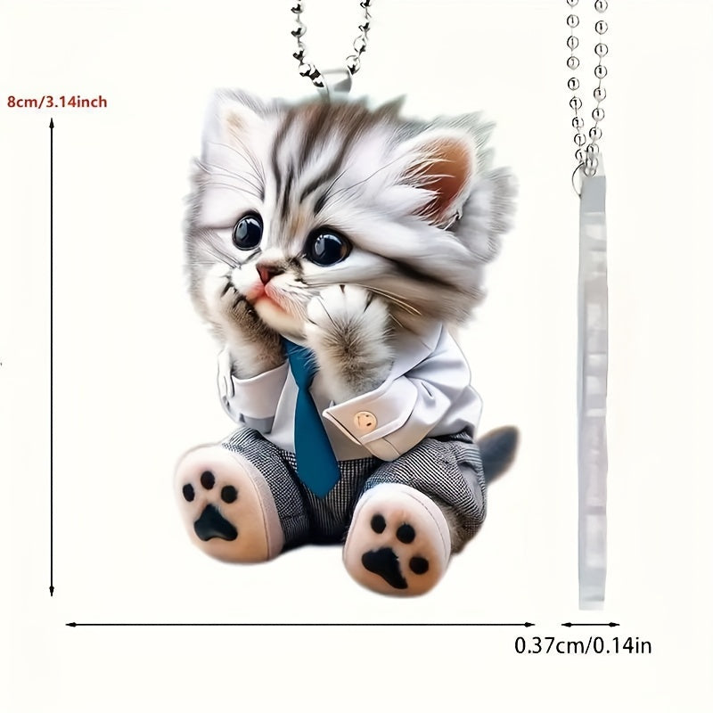 Cute Cat Pendant Car Hanging Decoration