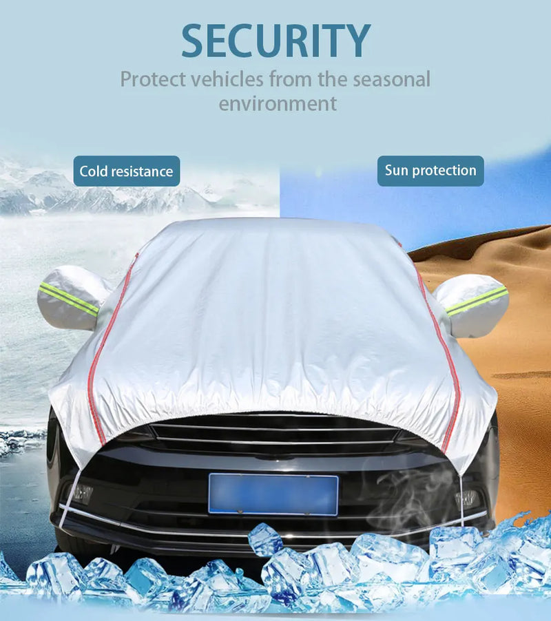 Universal Car Half Waterproof Outdoor Cover