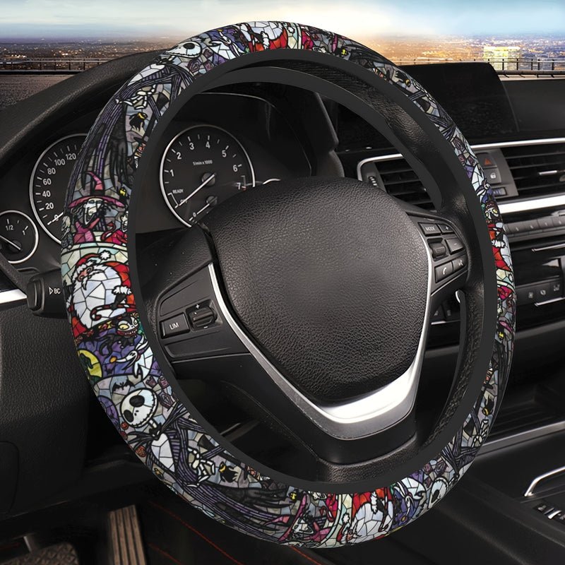 Christmas Theme Steering Wheel Cover