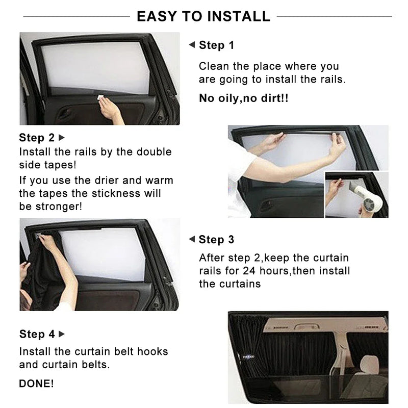 Universal Car Sun Shade Side