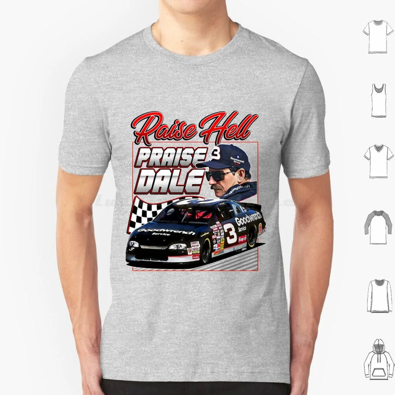 'Race Hell - PRAISE DALE' Retro 90s Style T-Shirt