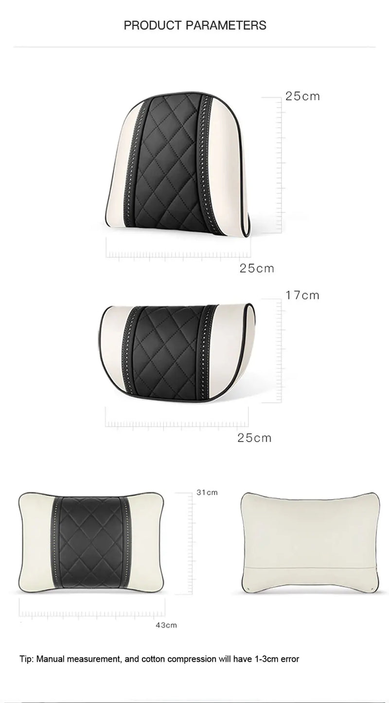 Luxury Car Headrest Pillows