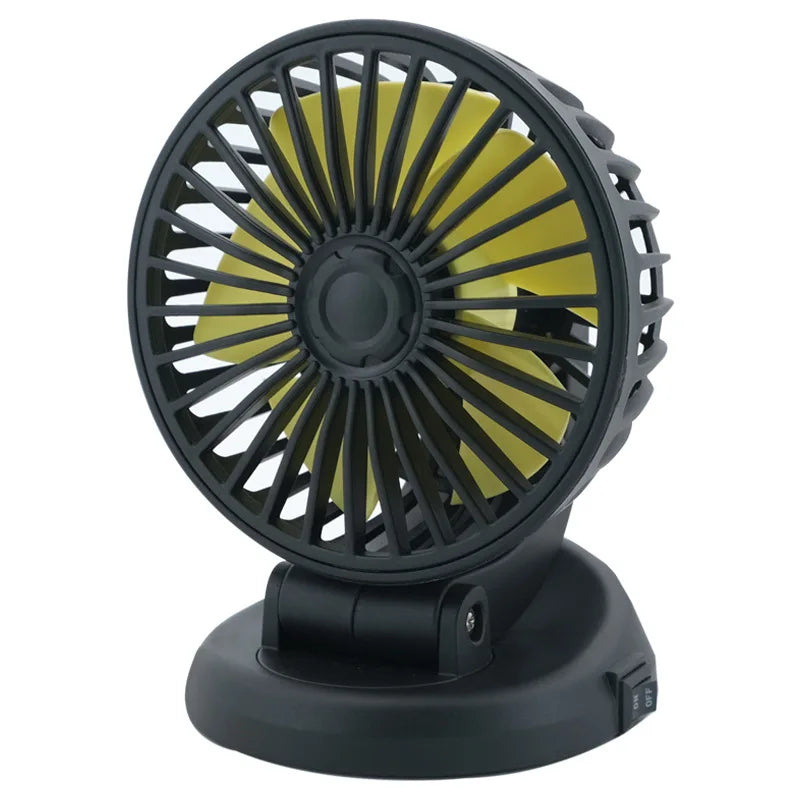 Car Multi Head Fan 360° Adjustable