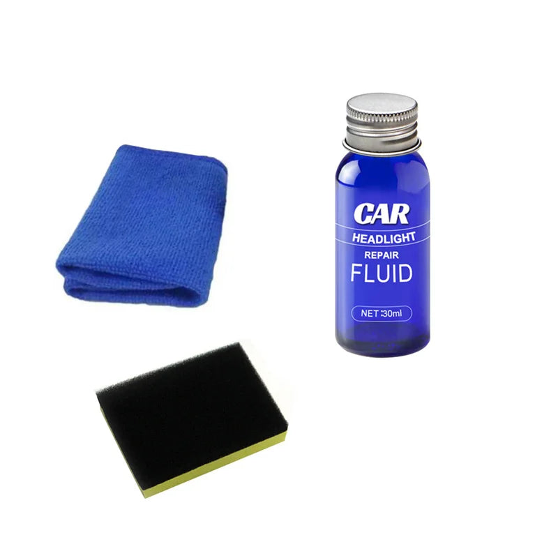 Car Headlight Scratch Remover Repair Fluid Kit