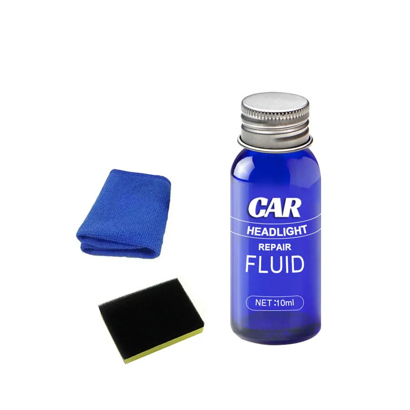 Car Headlight Scratch Remover Repair Fluid Kit