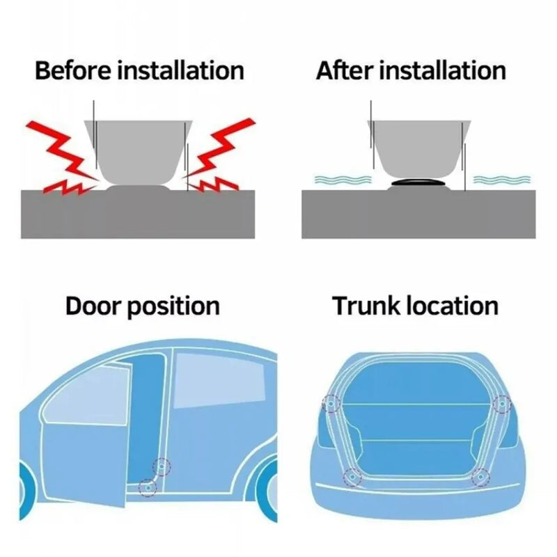 Car Door Shock Pads