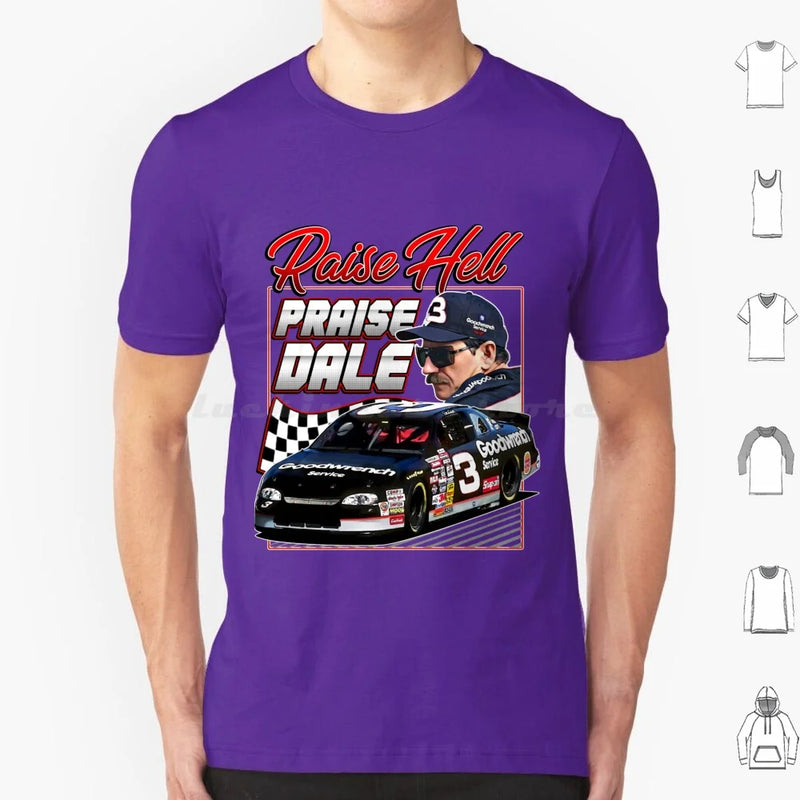 'Race Hell - PRAISE DALE' Retro 90s Style T-Shirt