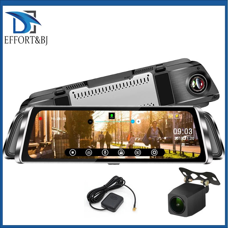 Smart Rearview Mirror DVR 10''Touch Screen