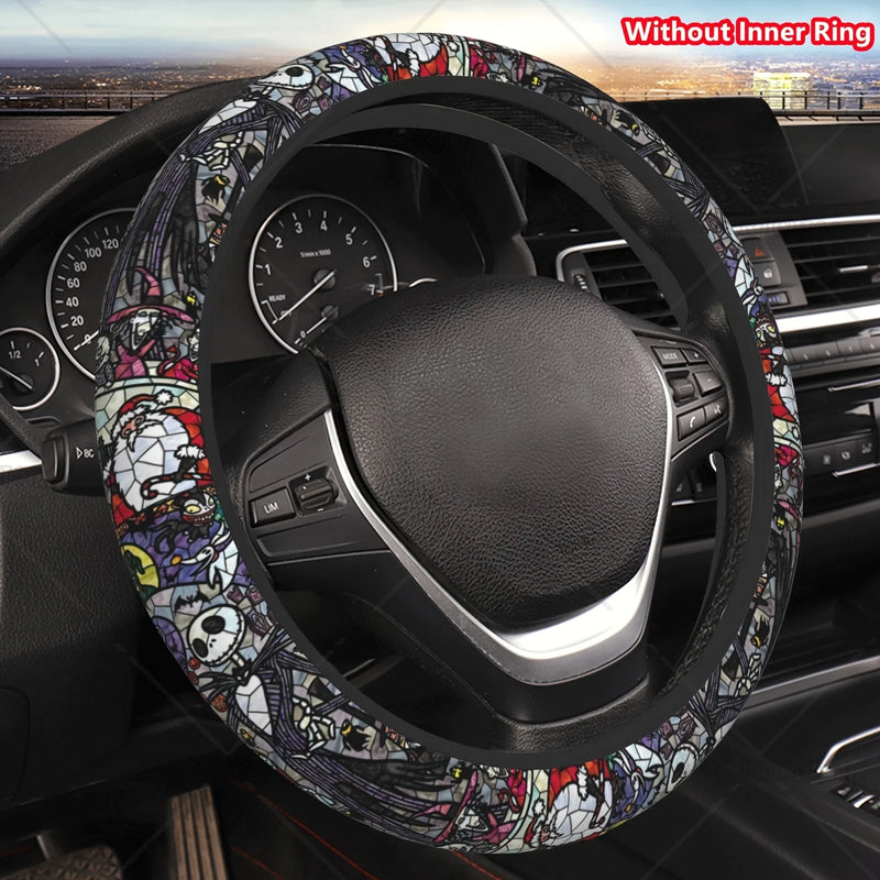 Christmas Theme Steering Wheel Cover