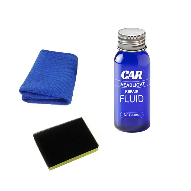 Car Headlight Scratch Remover Repair Fluid Kit