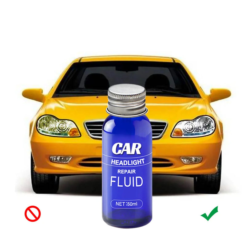 Car Headlight Scratch Remover Repair Fluid Kit