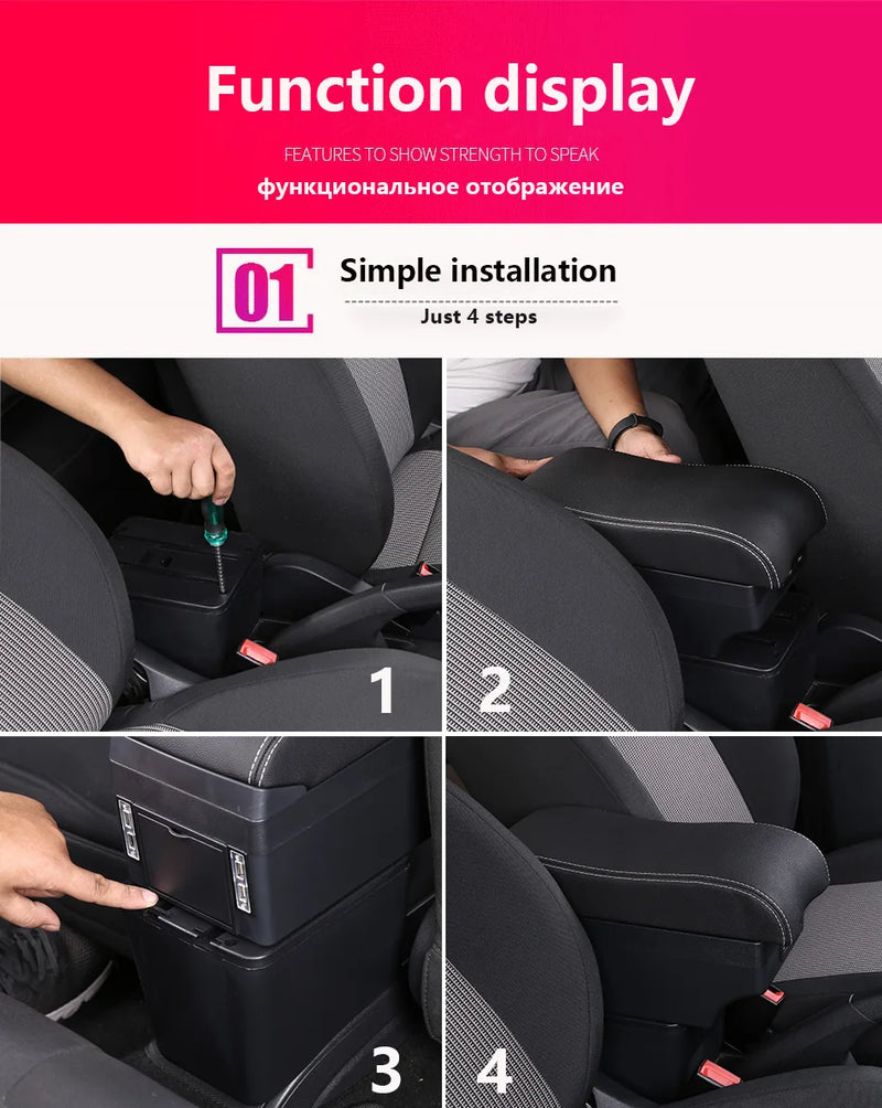 Car Armrest Box Retrofit