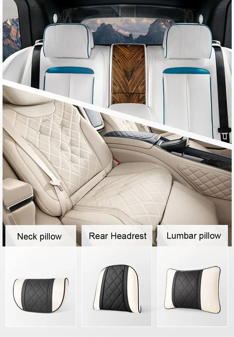 Luxury Car Headrest Pillows